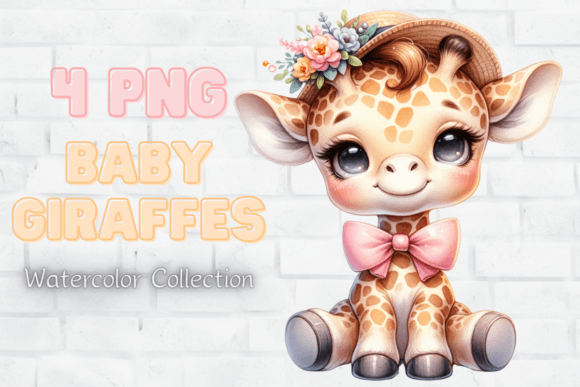 Download Cute Baby Giraffe Nursery Decor Clipart - Baby Collection