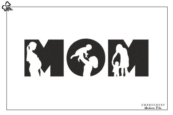 Download Mother’s Day MOM LIFE Embroidery - Day Collection