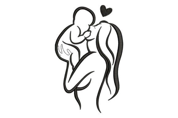 Download Mother and Baby Love Embroidery - Baby Collection