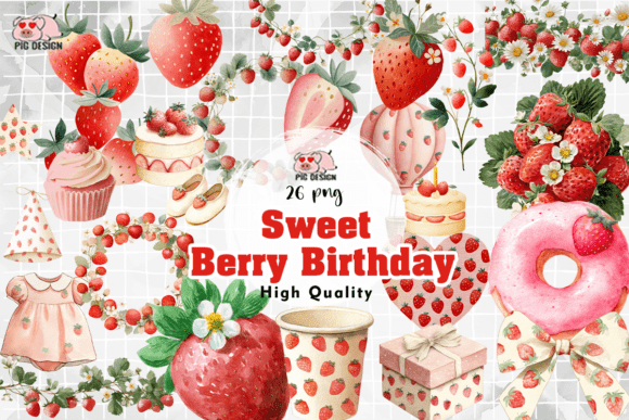 Download Sweet Berry Birthday PNG - Day Collection