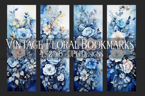 Download Floral Bookmark, Printable Bookmarks 8 - Table Collection