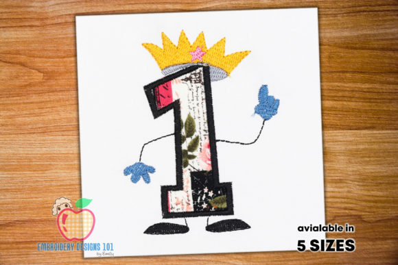 Download Birthday Number One Applique - Day Collection