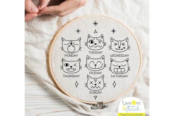 Download Cat Face: Days of the Week - Day Collection