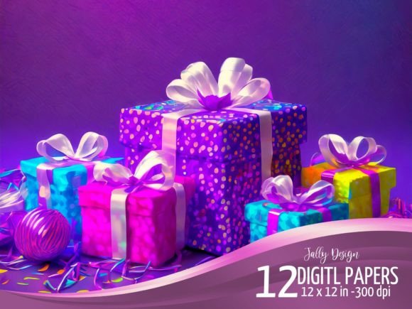 Download Ultraviolet Light Birthday Present Scene - Day Collection