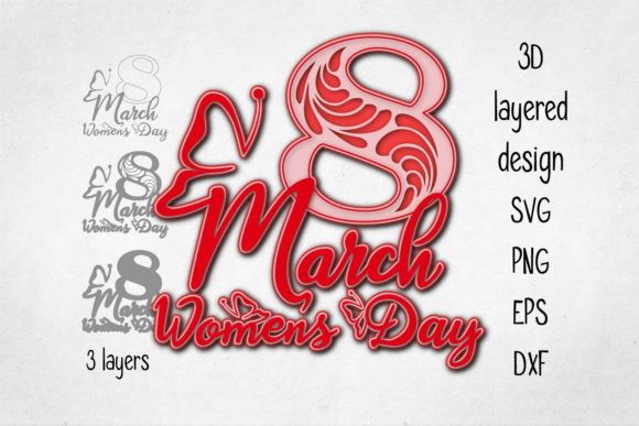 Download Women's Day March 8 Layered&nbsp;&nbsp; - Day Collection