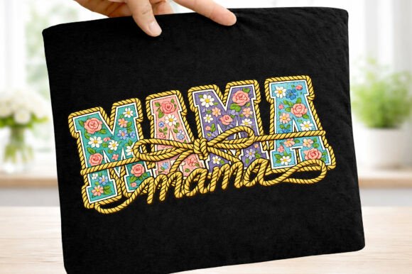 Download Floral MAMA Yarn Crochet Mothers Day Png - Day Collection